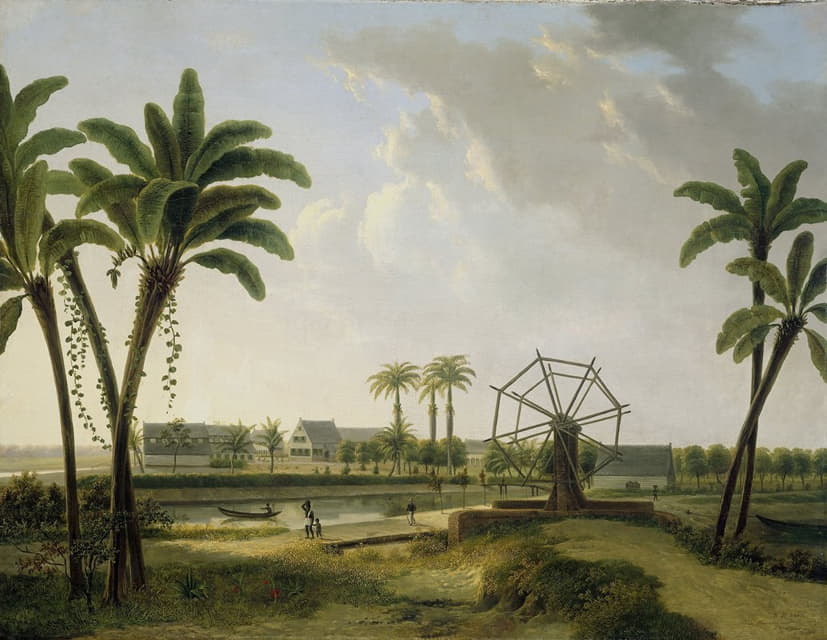 Willem De Klerk - View of the Coffee Plantation Marienbosch in Surinam