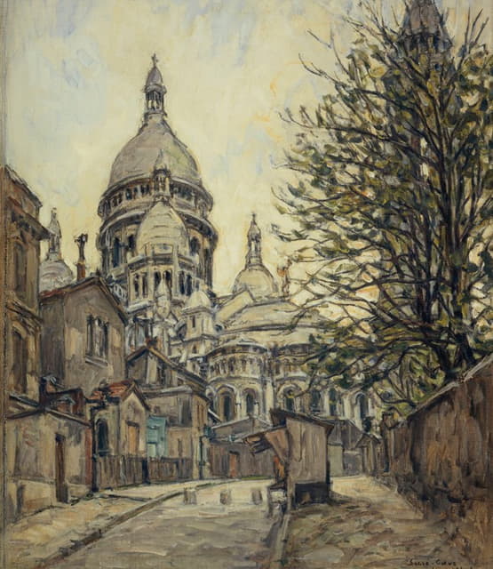 Germain David-Nillet - Le Sacré-Coeur à Montmartre.