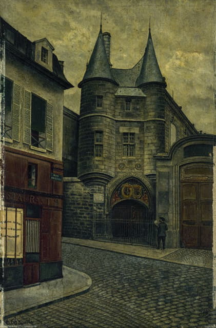 Henri Chapelle - Le Portail de l’hôtel de Clisson, rue des Archives