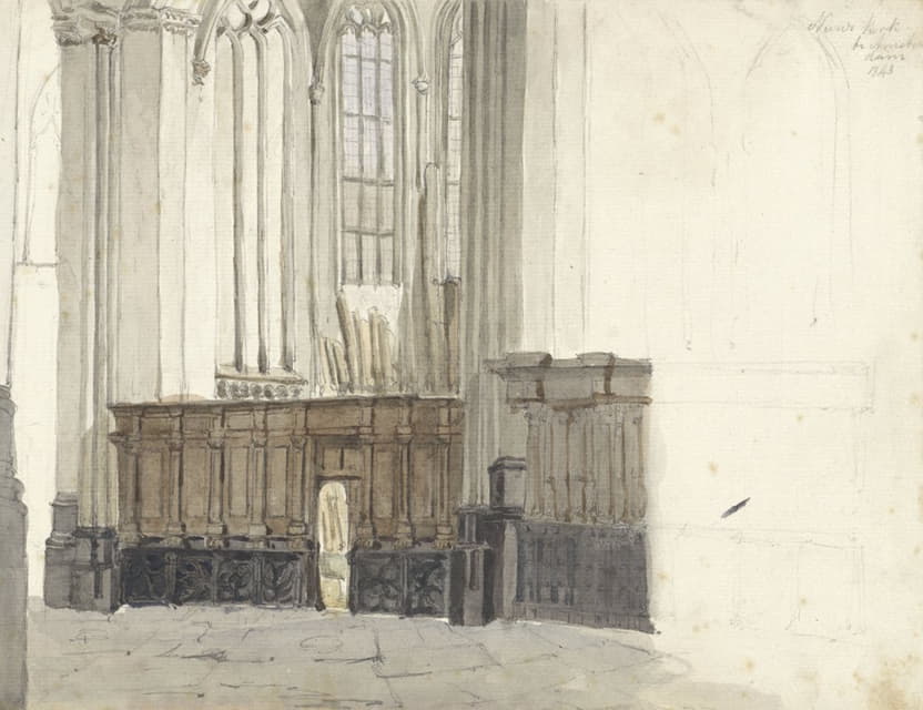 Johan Adolph Rust - Drapenierskapel in de Nieuwe Kerk te Amsterdam
