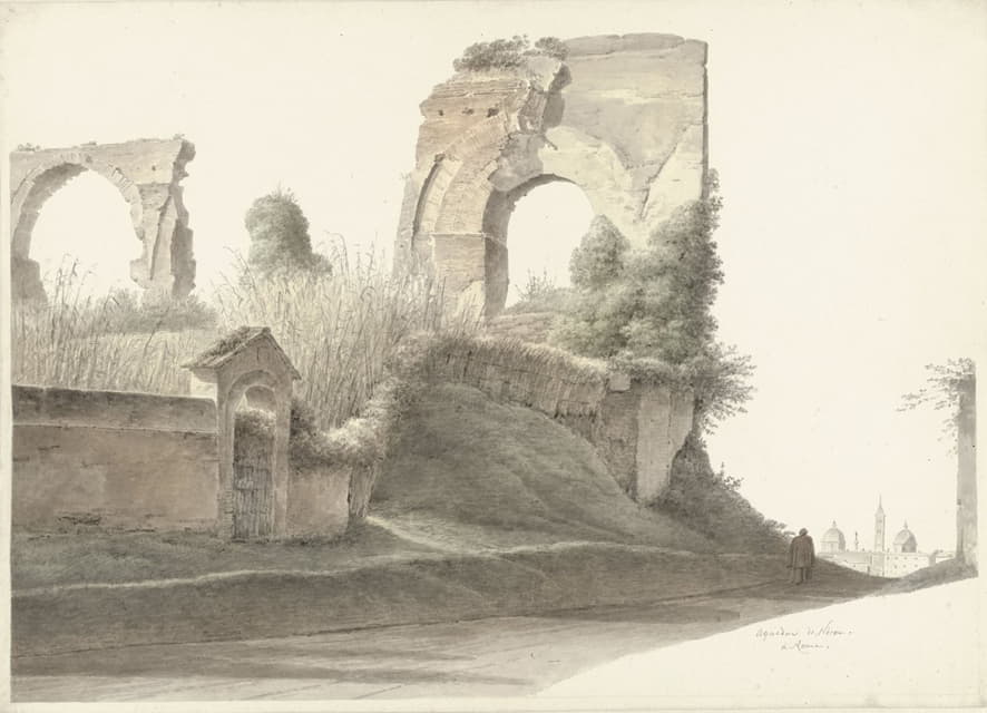 Josephus Augustus Knip - Nero’s Aqueduct in Rome