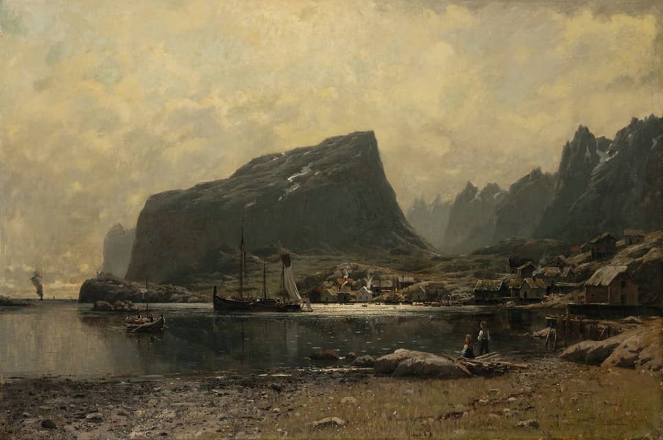 Adelsteen Normann - North Norwegian Coastal landscape
