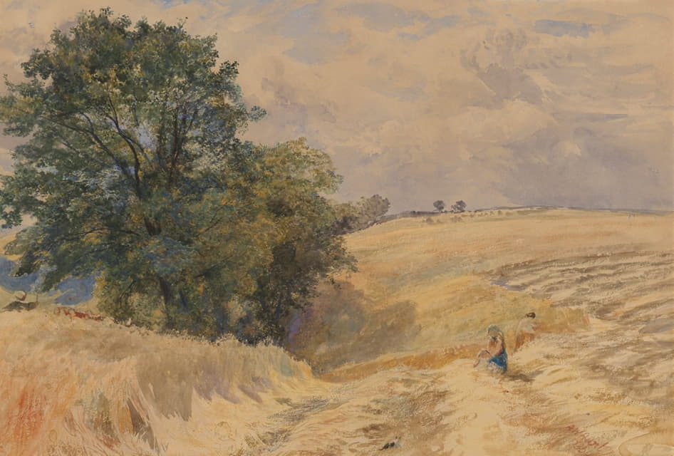 Alfred William Hunt - The hayfield