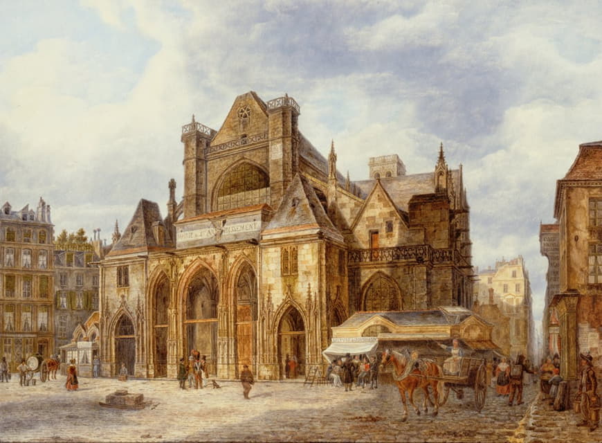 Auguste Wynantz - L’église de Saint-Germain-l’Auxerrois