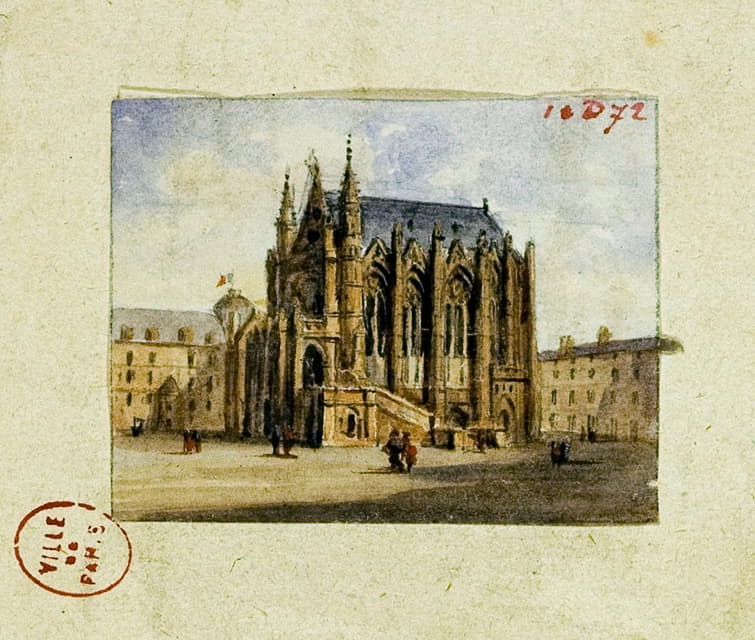 Auguste-Sébastien Bénard - La Sainte Chapelle.
