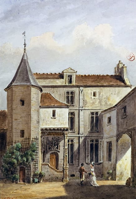 Auguste-Sébastien Bénard - Maison dite de Saint-Louis, rue des marmousets (Saint Marcel).