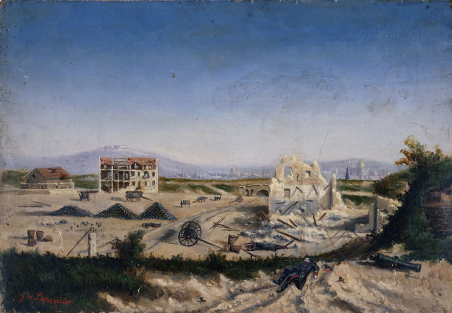1870年战争期间的万夫斯要塞