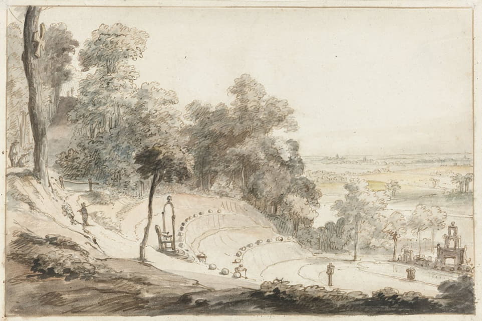 Gerbrand van den Eeckhout - The Amphitheatre on the Springenberg in Cleves