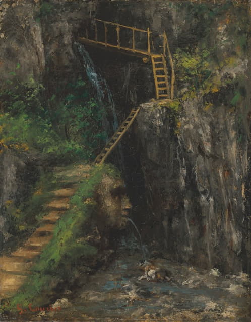 Gustave Courbet - Les Gorges des Saillon