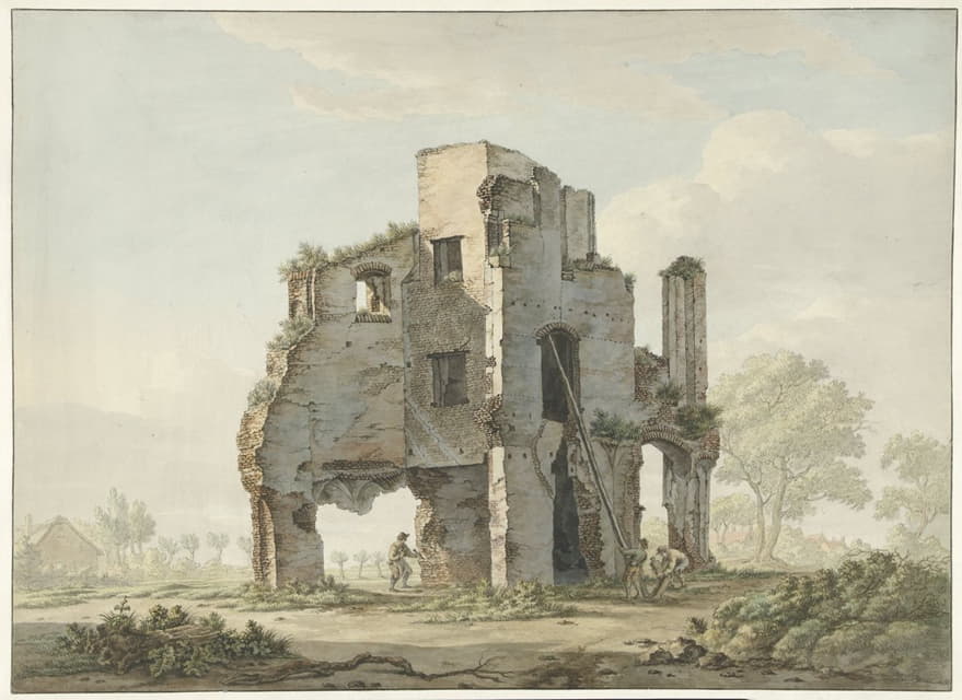 莱茵兰修道院废墟的拆除