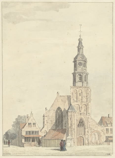 Jan Ekels the elder - De kerk te Buren