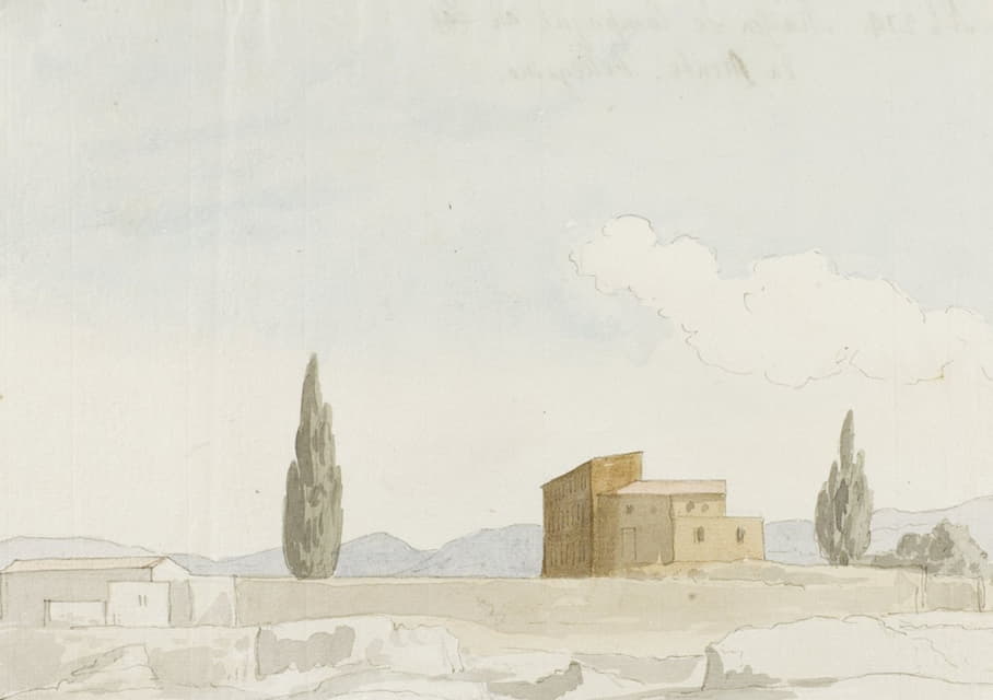 Abraham-Louis-Rodolphe Ducros - Landhuis aan voet van Monte Pellegrino