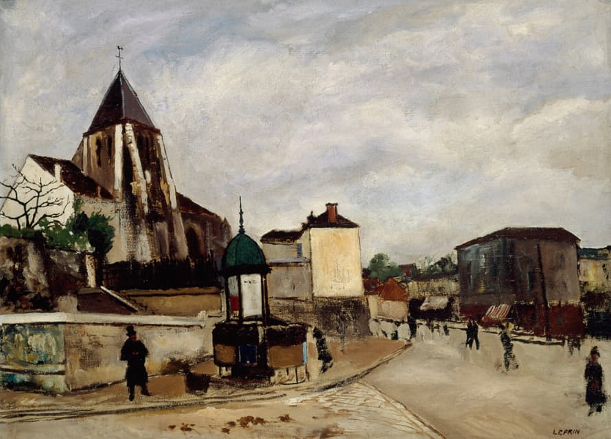 Marcel Leprin - L’Église Saint-Germain-de-Charonne, la place Saint-Blaise et la rue de Bagnolet