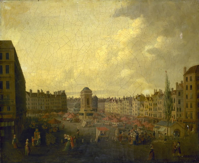 《无辜者市场》，约1791年