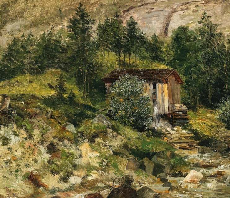 Emilie Mediz-Pelikan - Hütte am Pass Luegg