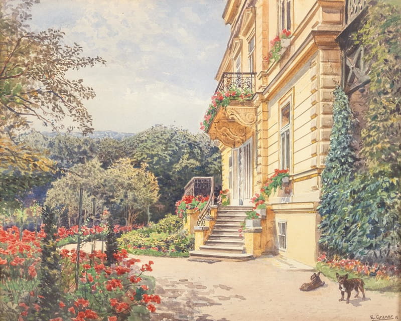 Ernst Graner - Villa in gepflegtem Garten