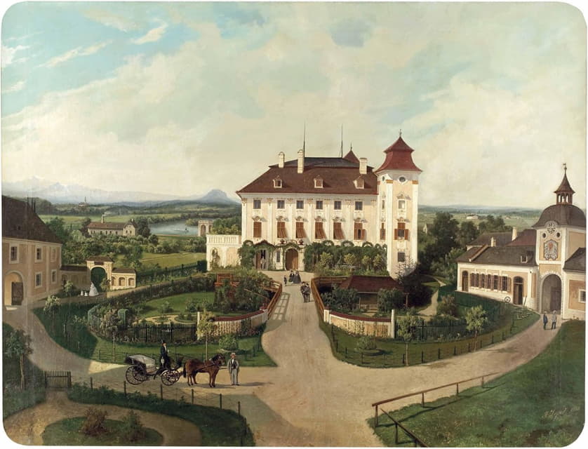 Ferdinand Lepie - Schloss Lichtenegg bei Wels