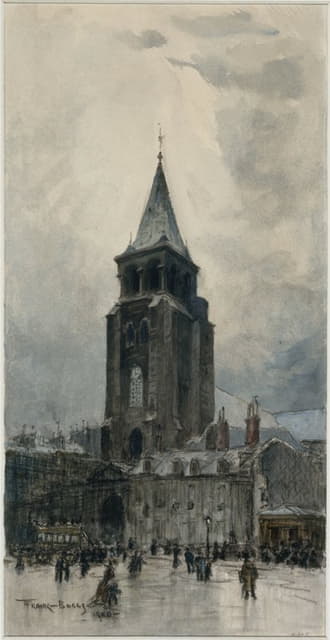 Frank Myers Boggs - L’église Saint-Germain-des-Prés