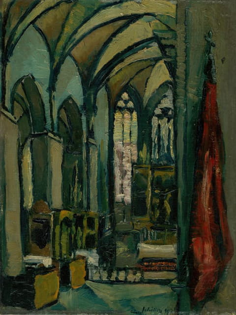 Gejza Schiller - Vnútro kostola