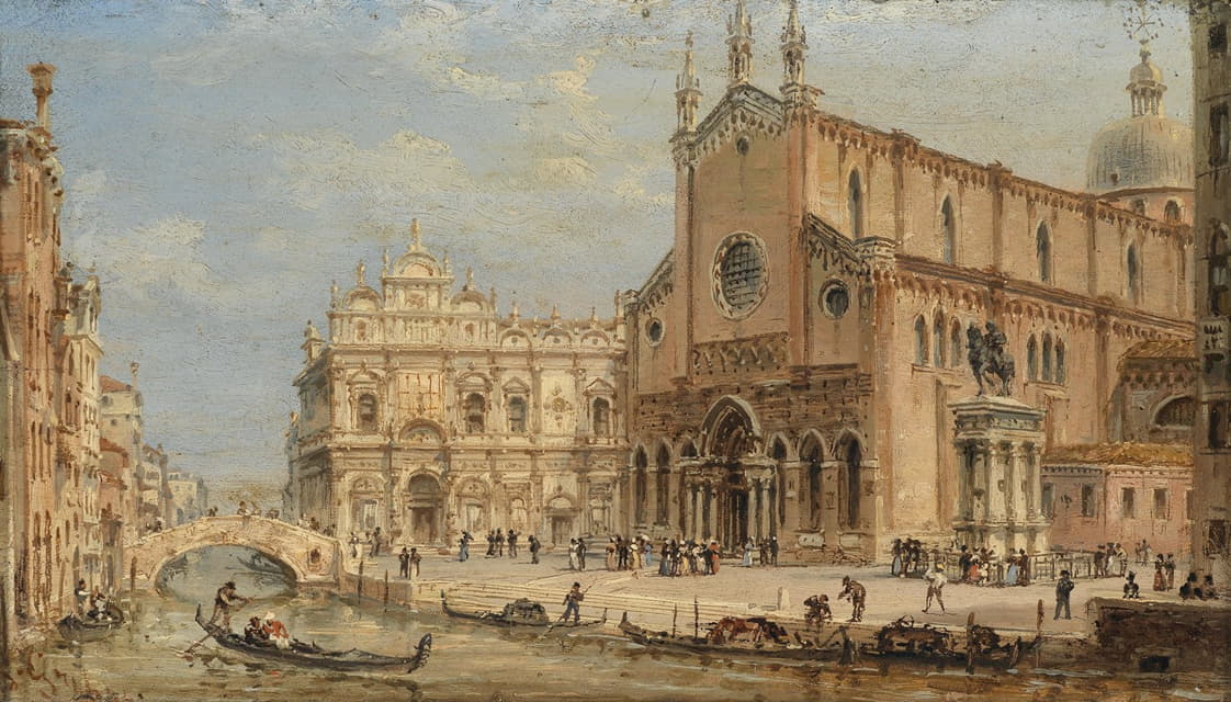 Giovanni Grubas - Venedig Piazza San Giovanni e Paolo