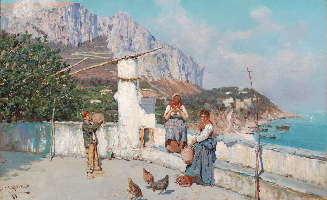 Giuseppe Giardiello - Scene da Capri