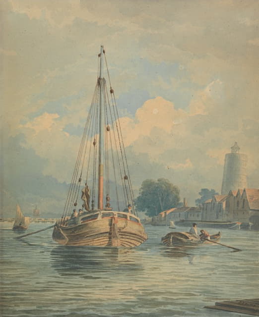John Varley - On the Thames