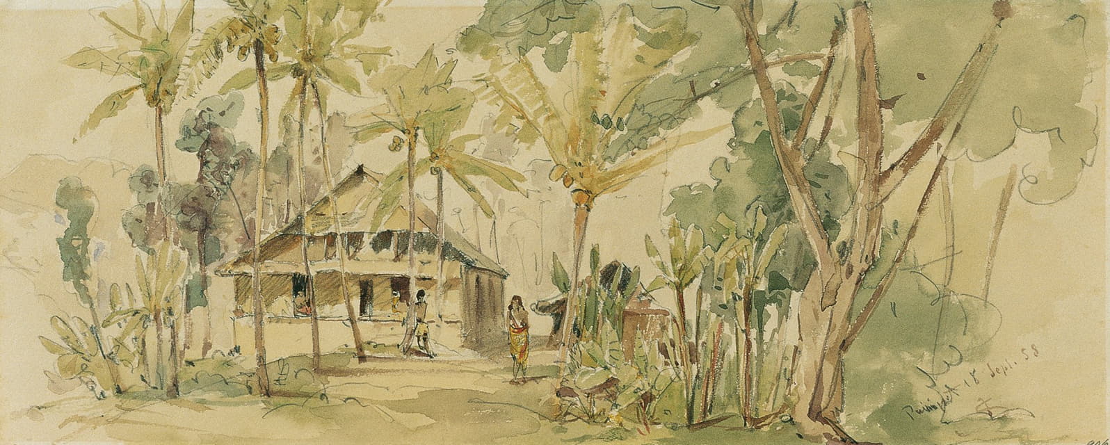 卡罗琳群岛普尼佩特岛（波纳佩）罗安基迪酋长的住宅