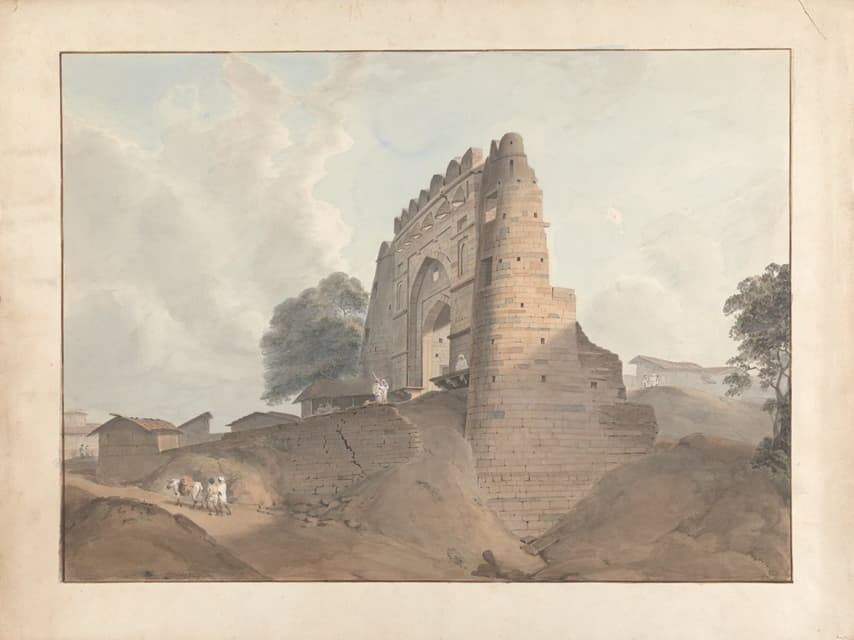 Samuel Davis - Gate of the Old Fort at Old Benares