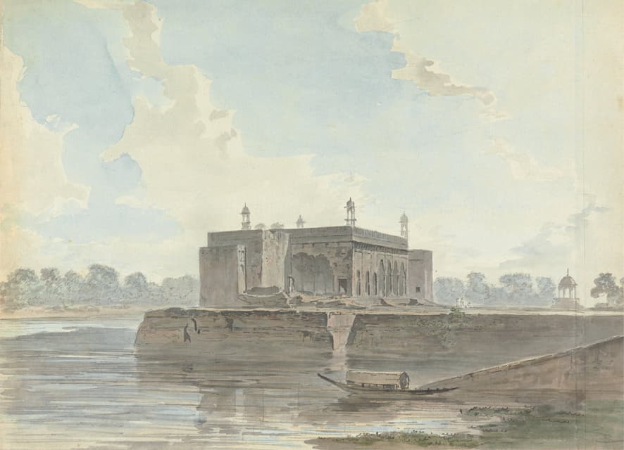 Samuel Davis - Ruined Palace by a River