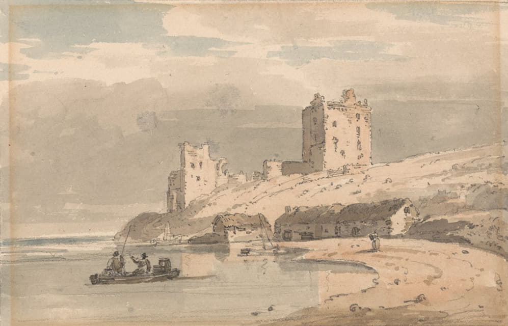 Thomas Girtin - Ruins on the Coast