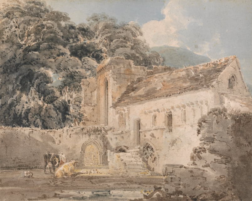 Thomas Girtin - Valle Crucis Abbey, Denbighshire