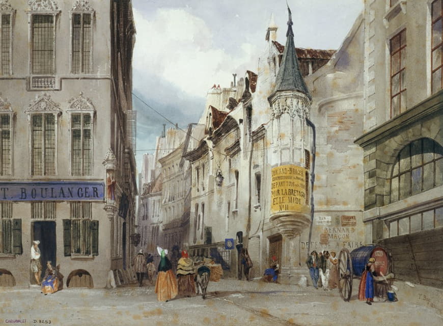 巴黎第一区Bailleul街和Jean Tison街的十字路口。