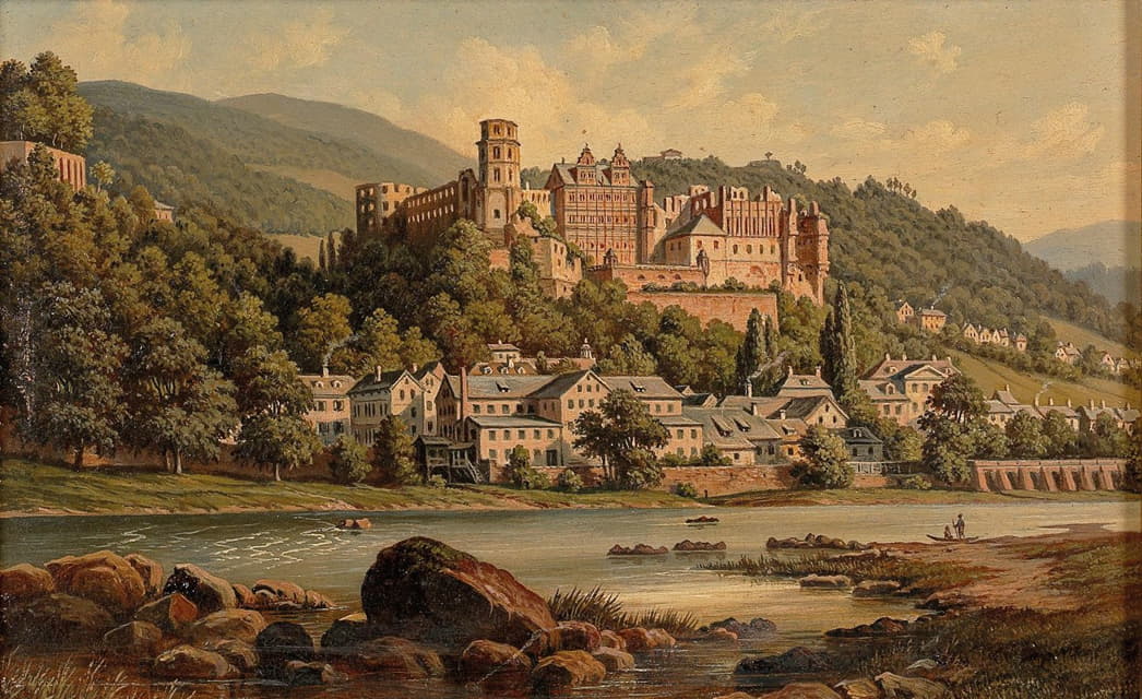 Hubert Sattler - View of Heidelberg