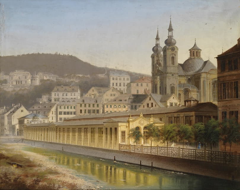 Johann Wilhelm Jankowski - Blick auf Karlsbad