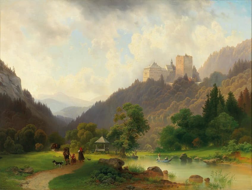 Joseph Holzer - The Pleasures of Summer at the Foot of a Castle