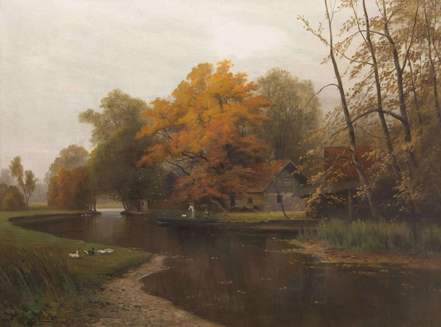 Ludvík Barták - Autumn by the Water