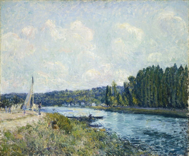 Alfred Sisley - The Banks of the Oise