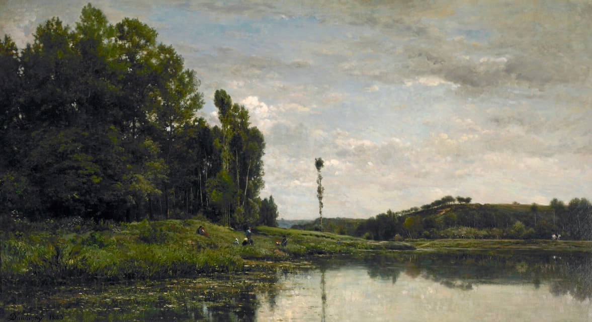 Charles François Daubigny - Banks of the Oise at Auvers