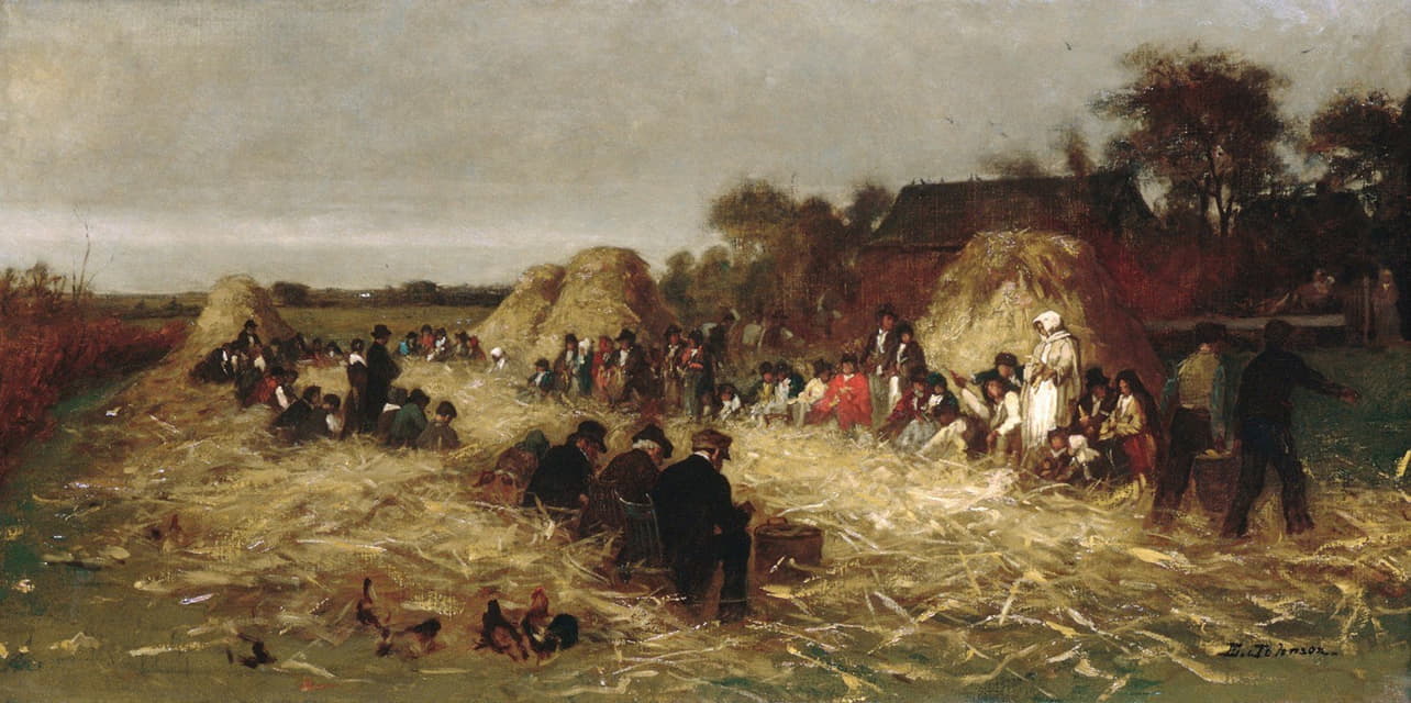 Eastman Johnson - Corn Husking at Nantucket
