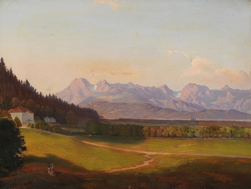 Anton Karinger - Radetzky Villa And The Kamnik Alps In Krain