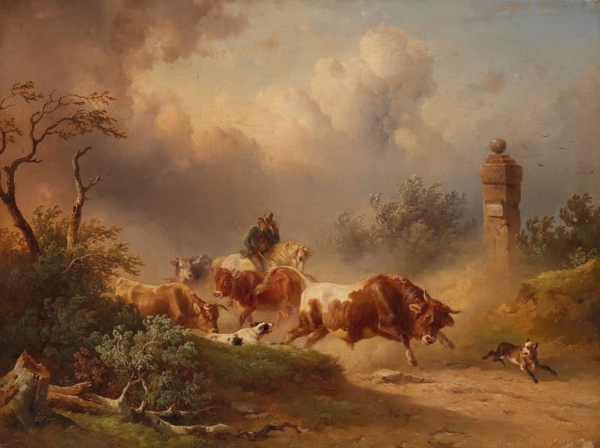 Edmund Mahlknecht - Returning Home With An Approaching Storm