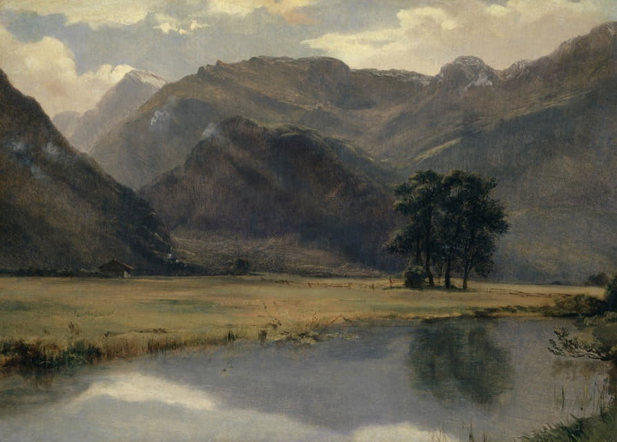 Alexandre Calame - Landscape in the Canton of Uri