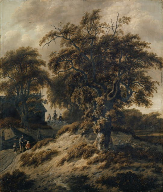 Cornelis Gerritsz Decker - Dutch Landscape with Staffage Figures