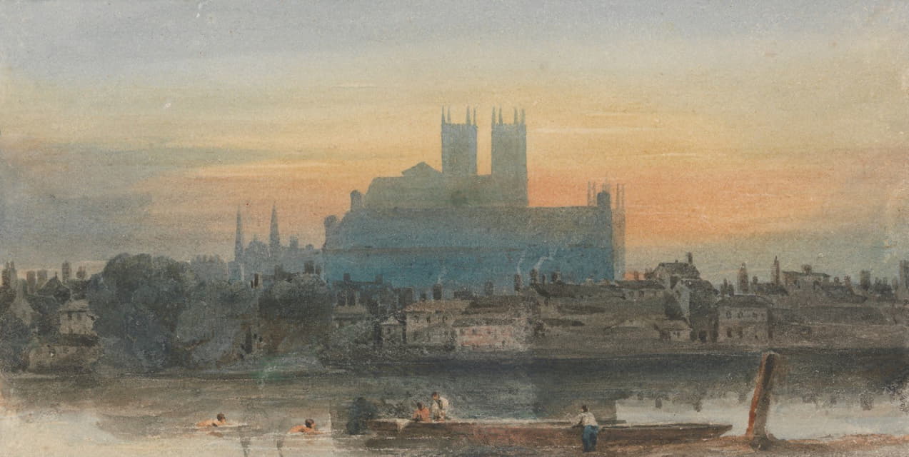 David Cox - Westminster from Lambeth