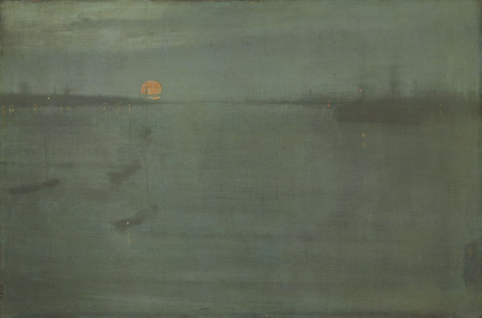 James Abbott McNeill Whistler - Nocturne- Blue and Gold–Southampton Water