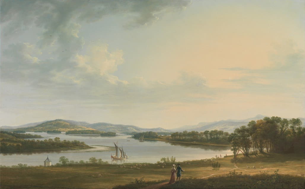 Thomas Roberts - Knock Ninney and Lough Erne from Bellisle, County Fermanagh, Ireland