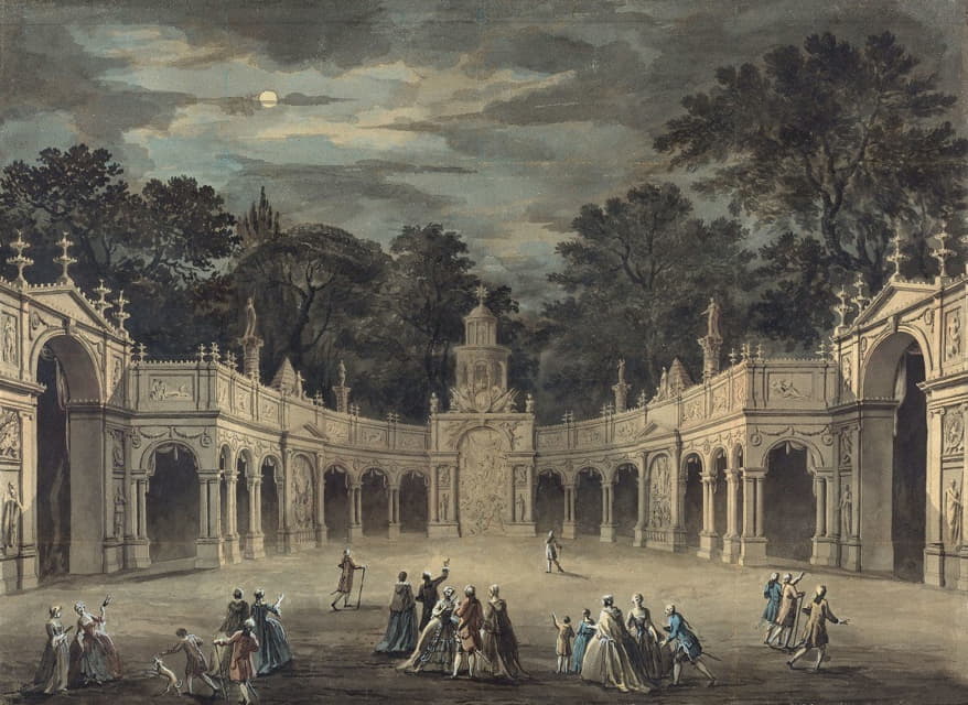Robert Adam - A Design for Illuminations to Celebrate the Birthday of King George III