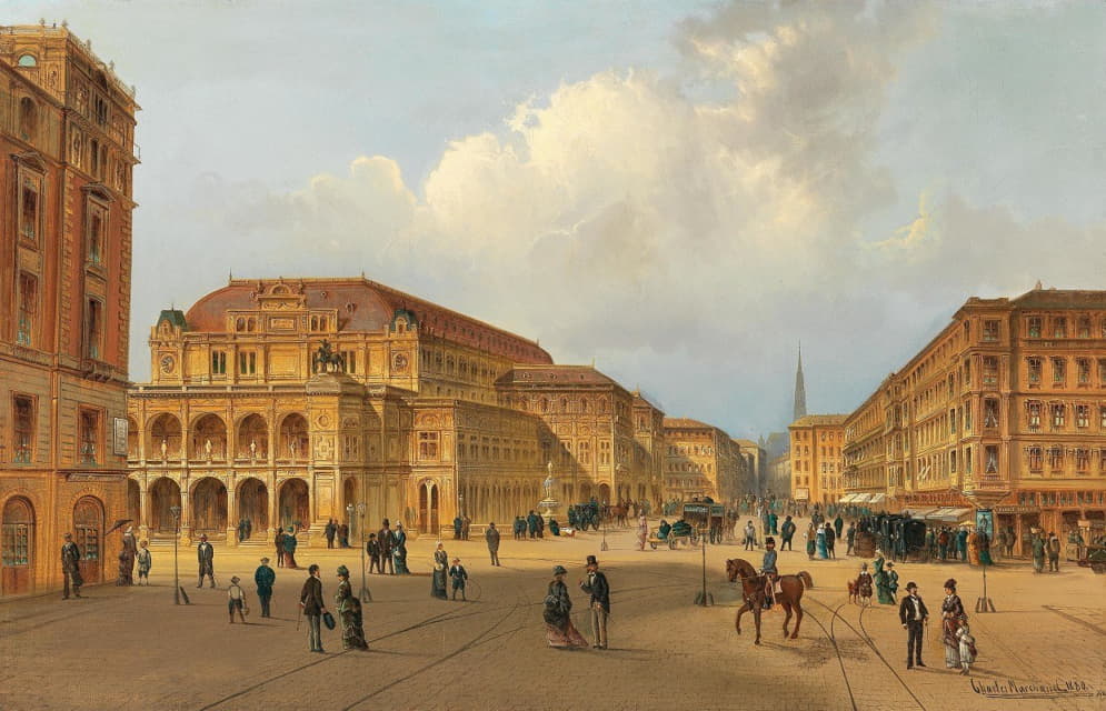 Karl Kaufmann - View of the Vienna State Opera
