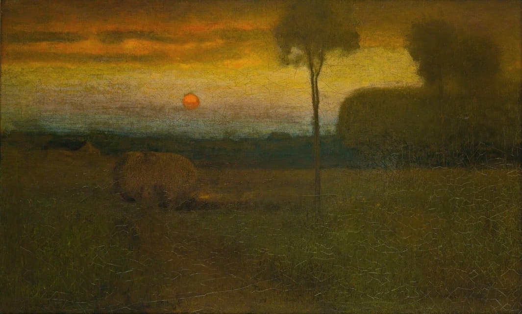 George Inness - Landscape (Evening Landscape)