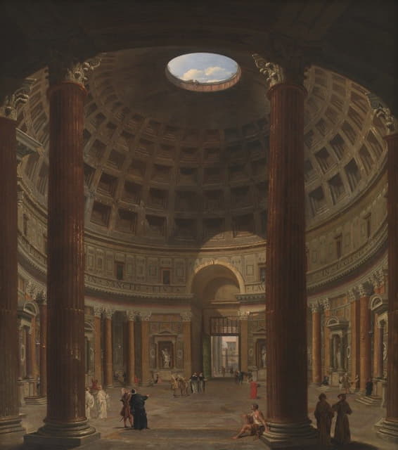 Giovanni Paolo Panini - Interior Of The Pantheon, Rome